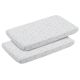 Lençol de Berço 60 Pack 2 Unidades 60X120X17 Cm Merlo Cru