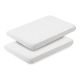 Lençol de Berço Pack 2 Unid. 50X82X10 Cm Plumeti Rosa