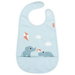 Babete com Velcro Playground - Azul