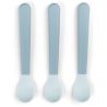 Pack 3 Colheres Para Bebê Fáceis de Agarrar Azul