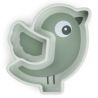 Prato de Silicone Stick & Stay Birdee Verde