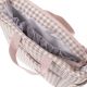 Bolsa Maternal Pack Vicky Rosa 16X43X37 Cm