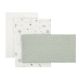 Lençol de Berço 3 Pcs (Berço 60) 60X120X1 Cm Ardi Verde