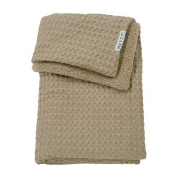 Manta Minicuna Moufflon Tog 2 75X100 Cm Me-Waffle Taupe