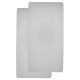 Lençol Ajustável para Berço 60 Pack 2 60X120 Cm Me-Uni Light Grey