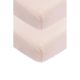 Lençol Ajustável Berço 60 Pack 2 60X120 Cm Me-Uni Soft Pink