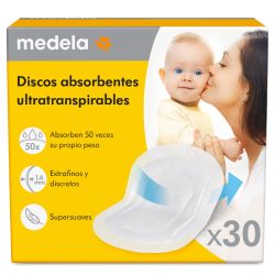 Discos Absorventes Descartáveis Safe and Dry Ultra Thin 30uds