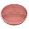 Plato com Divisões Silicone Rosa