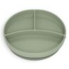 Plato com Divisões Silicone Verde