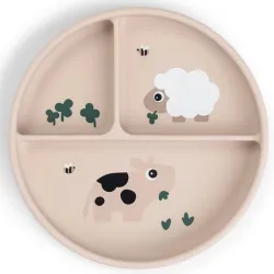 Plato com Compartimentos Stick&Stay Tiny Farm Arena
