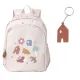 Mochila Mediana Geometric Nature + Llavero Pers.