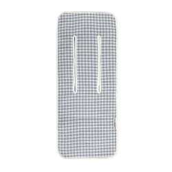 Colchoneta Silla Universal Reversible Recta Vicky Azul 30X80X1 Cm