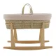 Moises Palma Acolchado + Pata Madera Natural Rustic Rosa 39X80X61 Cm