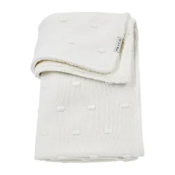 Manta Minicuna Algodón 75X100 Cm Me-Knots Teddy Off White