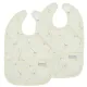 Pack 2 Baberos Punto Cuadrados 24X33 Cm Me-Gingko Multicolour