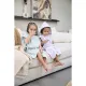 Poncho De Baño 1-3 Years Me-Terry Wavy Soft Lavender