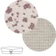 Garnitura Capazo Reversible Naturale Rosa 35X75X35 Cm