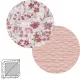Manta Reversible 65X65X1 Cm Linen Rosa