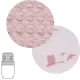 Saco Capazo + Colchoneta Zico Rosa 35X80X6 Cm