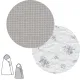 Saco Capazo Cruzado Reversible Mini Pio Gris 40X80X5 Cm