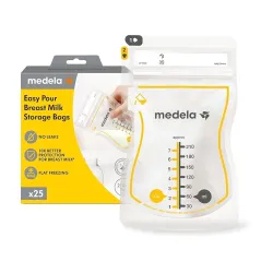 Bolsas De Armazenamento De Leite Easy Pour 25 Un