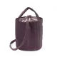Bolsa Bucket Velvet Cereja