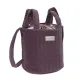 Bolsa Bucket Velvet Cereja