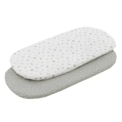 Bajera Moises/Carro Pack 2 Ud 35X80X7Cm Calma Verde