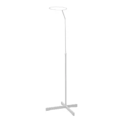 Dosel Metal Extensível Berço 38X180Cm Liso E Branco