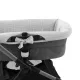 Garnitura Capazo Reversible Polo Grey 35X75X35Cm