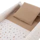 Minicuna Tijera Madeira Senda Bege/Bco 55X87X74Cm