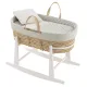 Moises Palma Acolchado + Pata Madeira Branca Tender Mint 39X80X61Cm