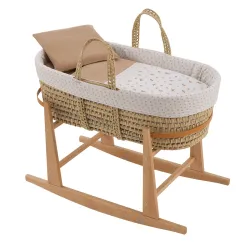 Moises Palma Acolchado + Pata Madeira Natural Senda Bege/Natural 39X80X61Cm