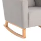 Sofá de Amamentação Liso E Cinza 70X70X104Cm
