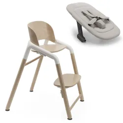 Pack Bugaboo Giraffe Madeira Neutra/Branca + Hamaca