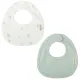 Set 2 Babadores 19x19 190 Blue Sky 535 16 B/verde