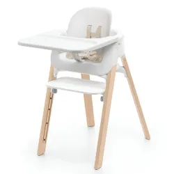 Trona Stokke Steps Branco Natural