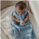 Saco Dormir Redondo S/M Lino T.0.5 70 Cm Me-Studio Jeans Blue