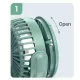 Mini Ventilador Portátil Usb Viagem Pf002 Único Verde