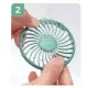 Mini Ventilador Portátil Usb Viagem Pf002 Único Verde