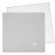 Conjunto/2 Muselinas 70x70 Cm Little Bloom Vichy Cinza