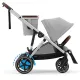 Cochecito Elétrico Cybex E-Gazelle Silver Stone Grey