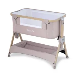 Minicuna Plegável Colecho Bigtoes Flex Home Forest Beige + Colchão Plagiocefalia