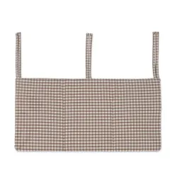 Organizador Berço Praline Vichy/listras Moka