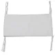 Protetor de Berço 120x60 Cm Little Bloom Vichy Cinza