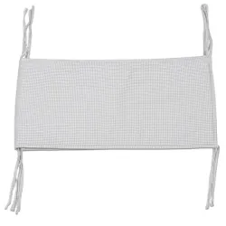 Protetor de Berço 120x60 Cm Little Bloom Vichy Cinza