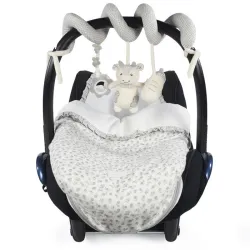 Ristra de Brinquedo Vaca Little Bloom Cinza