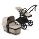 Carrinho Bugaboo Cub Completo Preto Deserto Taupe