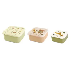 Set Fiambrera Miniland 3uds Snackbox Explorer