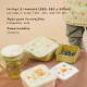Set Fiambrera Miniland 3uds Snackbox Explorer